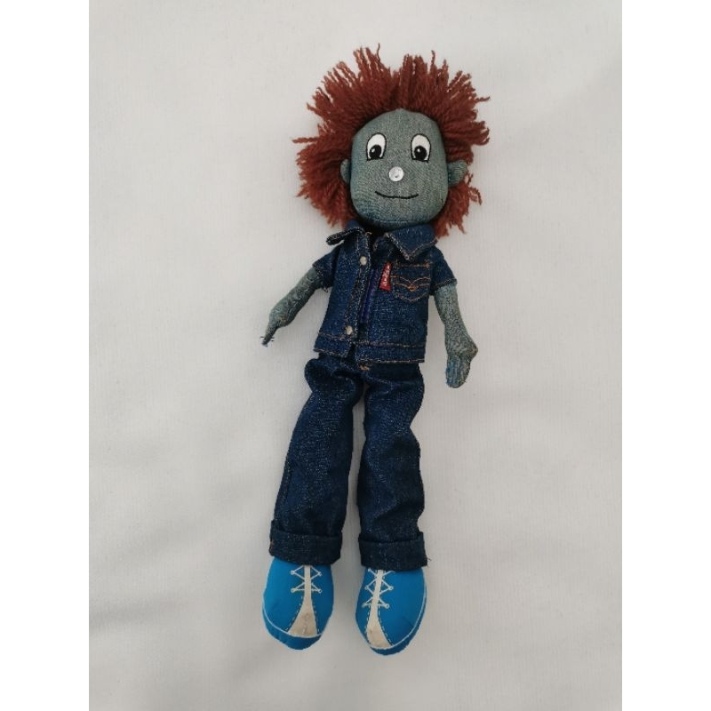 Boneka Levis Ragdoll denim retro vintage rare