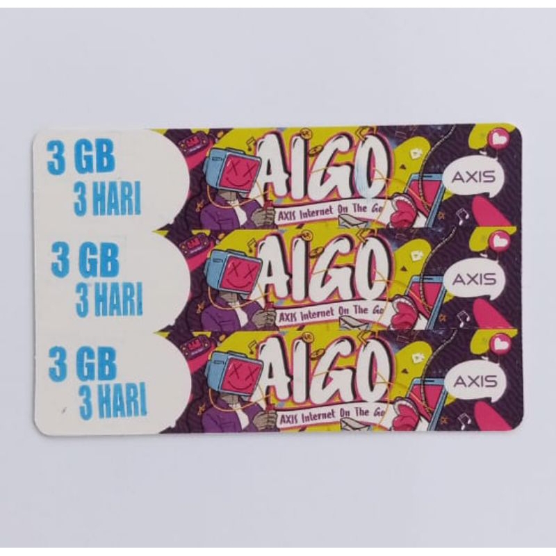 VOUCHER AXIS 3 GB 3 HARI