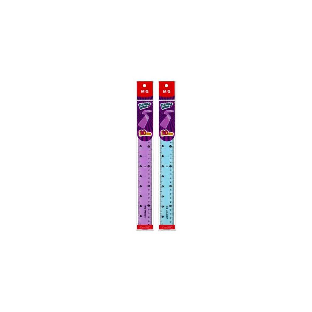 

Penggaris Lentur 30cm Transparan M&G Soft Flexible Ruler