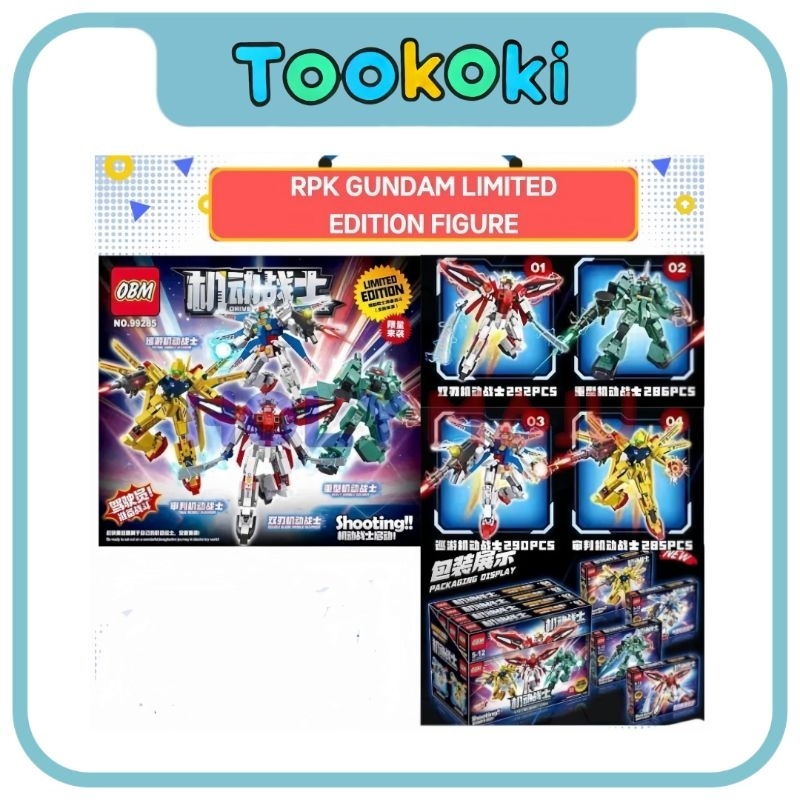 Mainan Brick Gundam Balok Permainan Robot Rakit Superhero Edukasi Toys Anak Laki