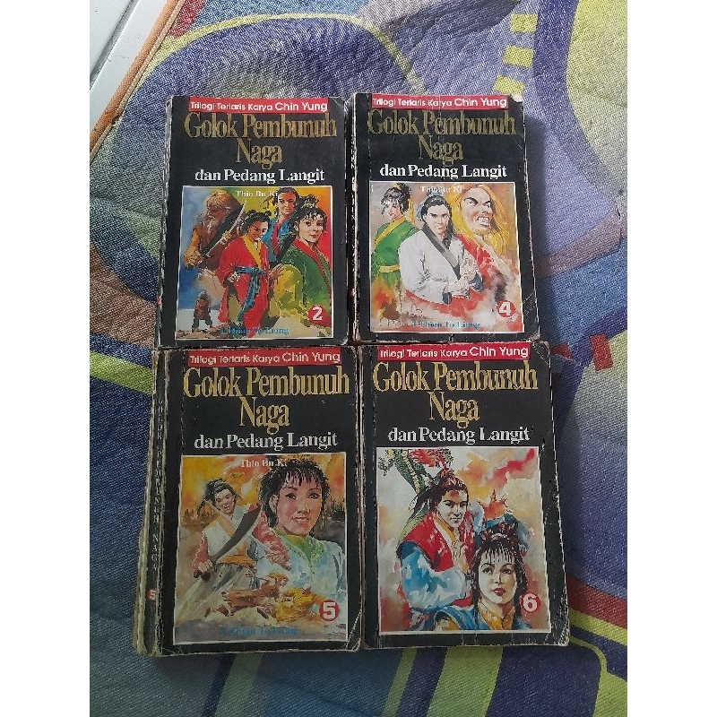 GOLOK PEMBUNUH NAGA DAN PEDDANG LANGIT JILID 2.4.5.6 - CHIN YUNG