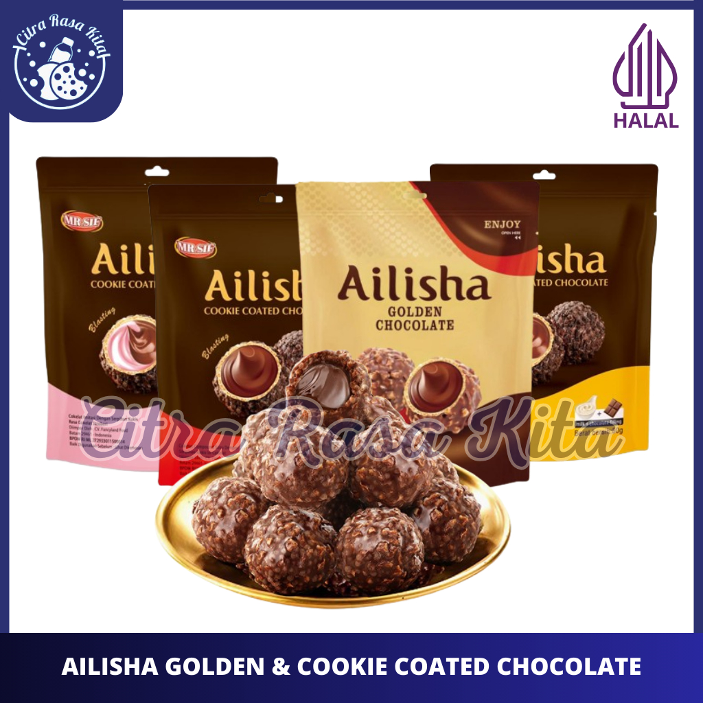 

Mr. Sif Ailisha Golden & Cookie Coated Chocolate 66gr & 80gr