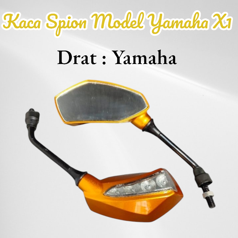 Spion Standar Model Ninja , Drat Yamaha / Kaca Spion Variasi Yamaha