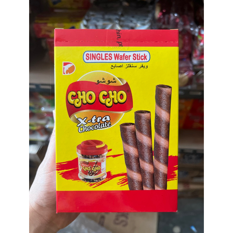 

CHO CHO XTRA CHOCOLATE WAFER ROLL - 24pcs