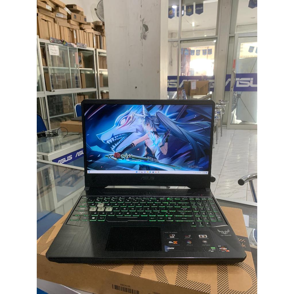 LAPTOP GAMING ASUS TUF FX505DT Ryzen 5-seris3 RAM 16GB/SSD 512GB LAYAR15"FHD GTX 1650 4GB LIKENEW