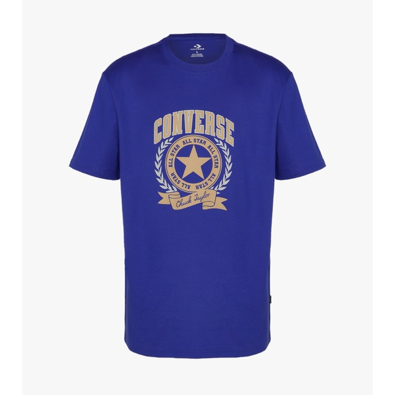 Converse Standard Fit Center Front Large Logo Star Chev Men's Tee - Admiral Elm