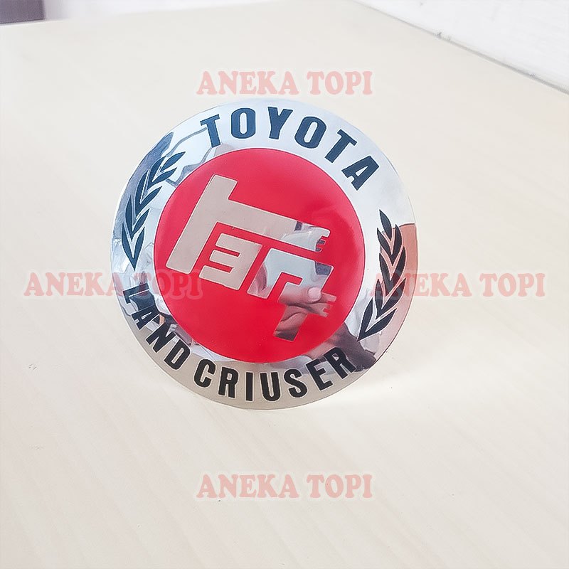 Emblem Grill Toyota Land Criuser Emblem Grill Aksesoris Tempelan Mobil Custom - Aneka Topi