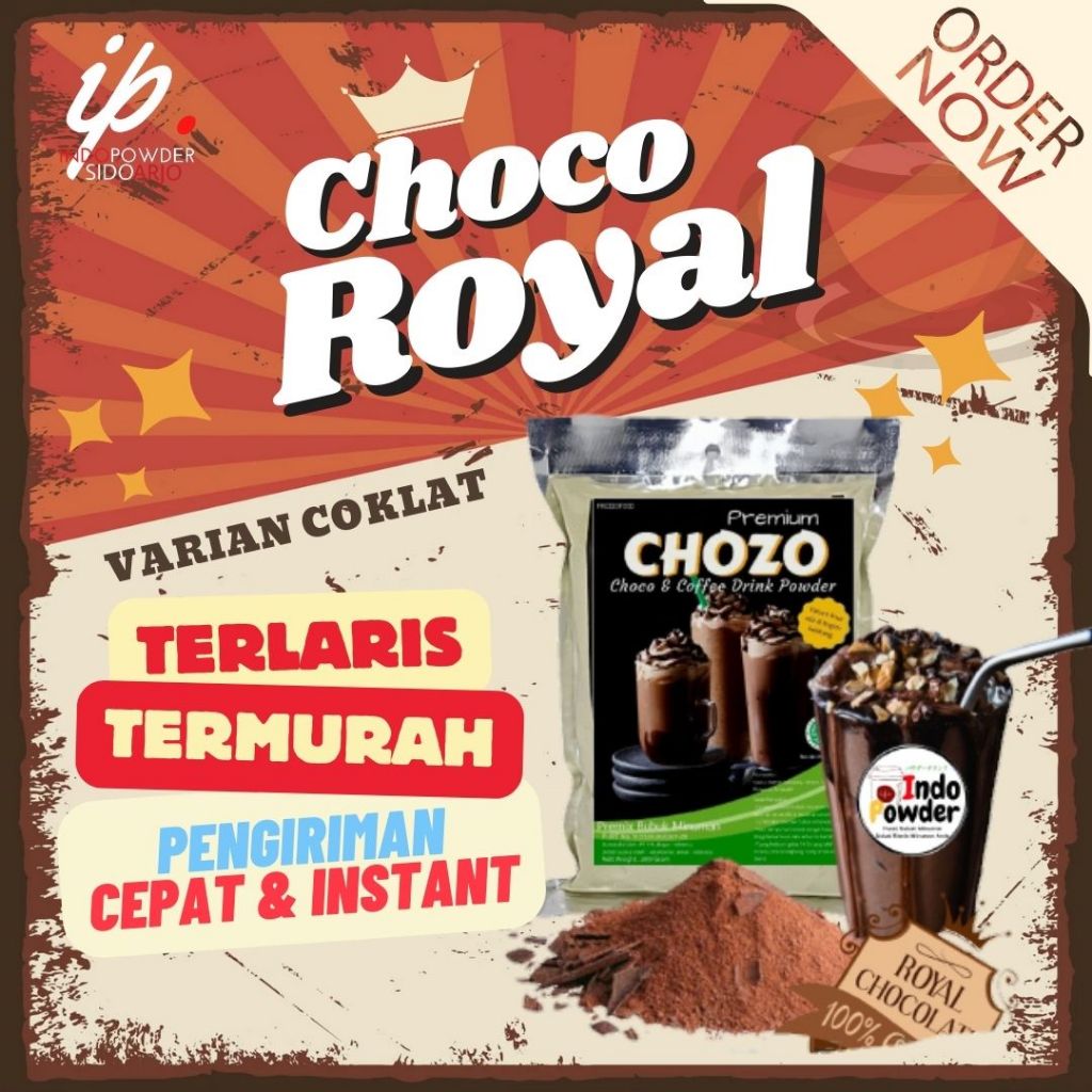 

Bubuk Minuman CHOCO ROYAL 1Kg - Bubuk CHOCO ROYAL 1Kg - CHOCO ROYAL Bubuk 1Kg / INDOPOWDER CHOZO