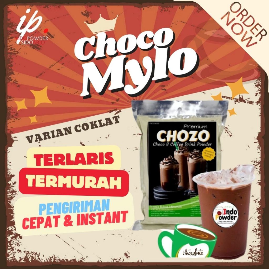 

Bubuk Minuman CHOCO MYLO 1Kg - Bubuk CHOCO rasa MYLO 1Kg - CHOZO rasa MYLO Bubuk 1Kg / INDOPOWDER