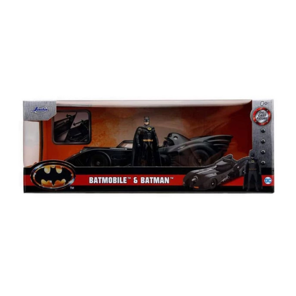 Jada 1989 Batmobile with Batman Figure Die Cast