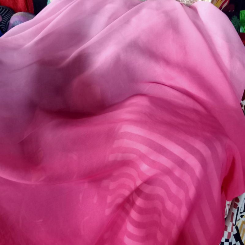Kain Sifon Ceruty Gradasi Import - Kain Gradasi Selendang - Kain Meteran | Harga Per Setengah Meter