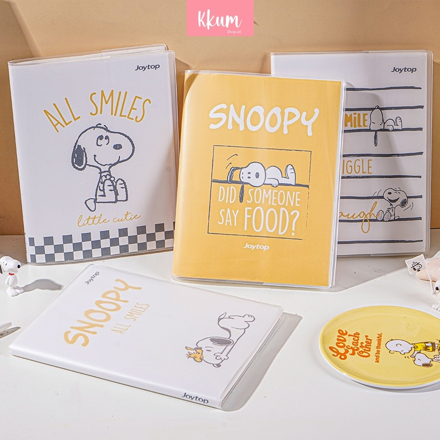 

Buku Tulis Sekolah Premium/ Notebook Tebal PVC Cover A5 B5 Karakter Snoopy