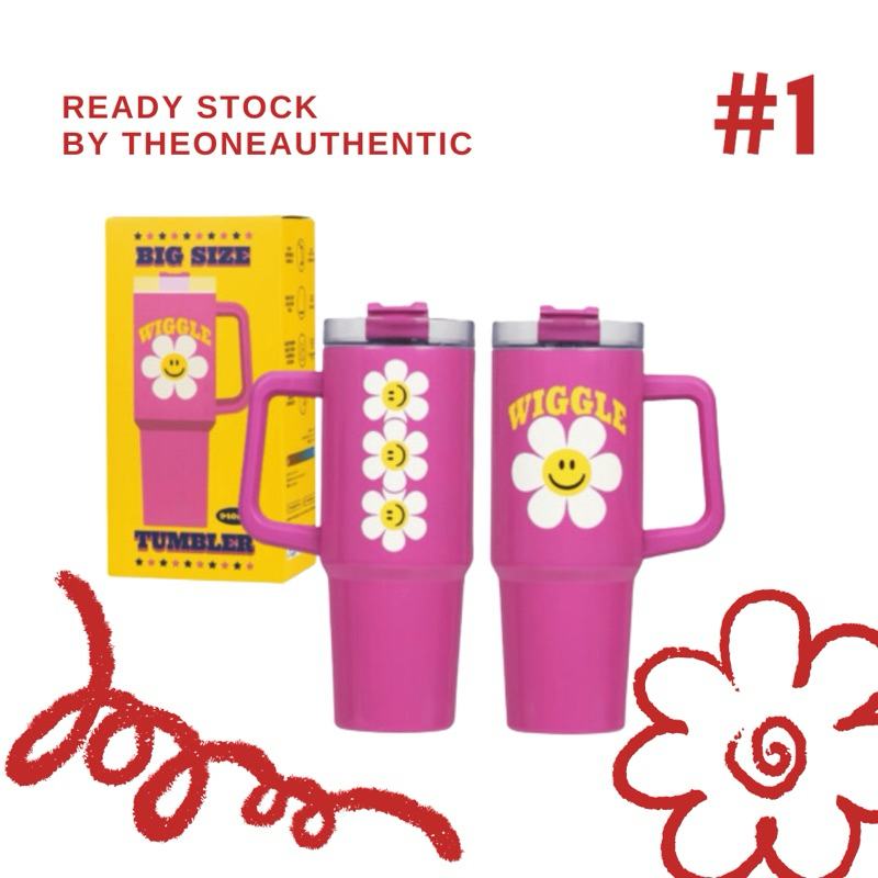 Wiggle Wiggle Sunflower Tumbler Bottle