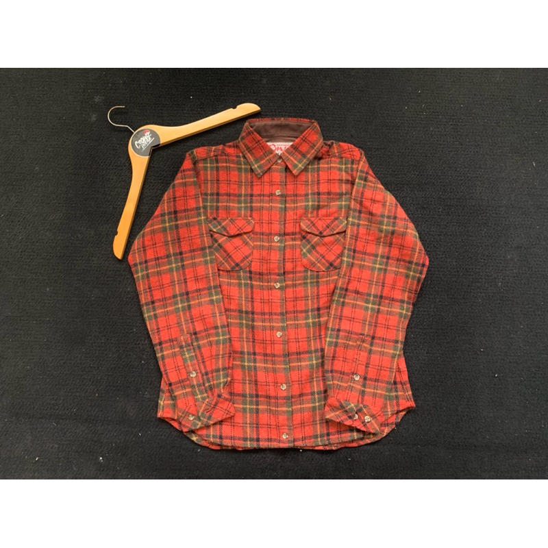 Kemeja Wool Flannel Musshu Japan