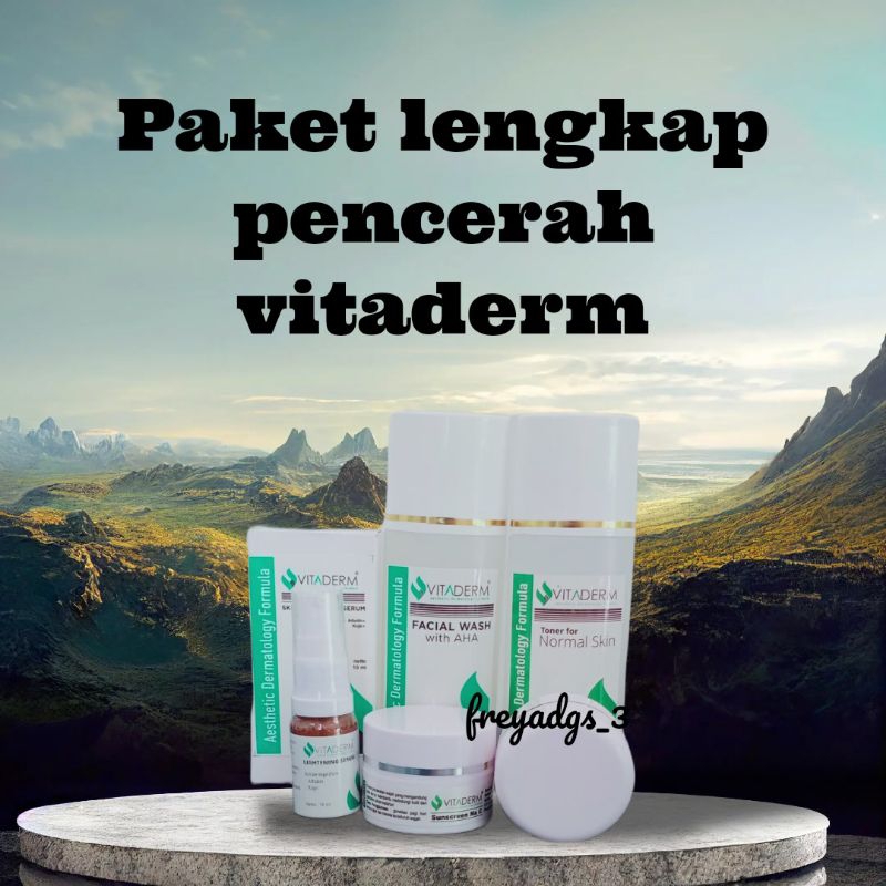 Paket pencerah vitaderm