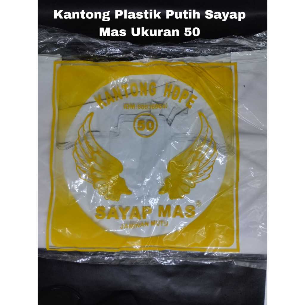 HD Kantong Plastik Jumbo Sayap Mas Ukuran 50