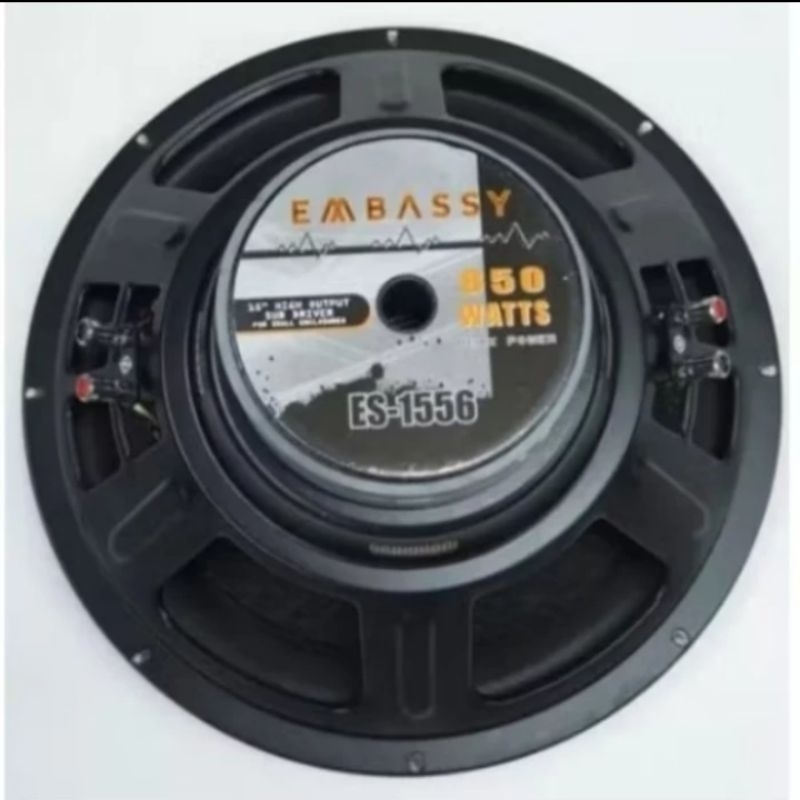 Speaker Subwoofer 15 inch Embassy ES-1556 Double Magnet dan Coil Original