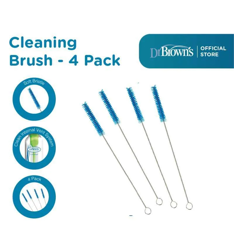 Dr Brown's cleaning brush 620 isi 4 Sikat Sedotan