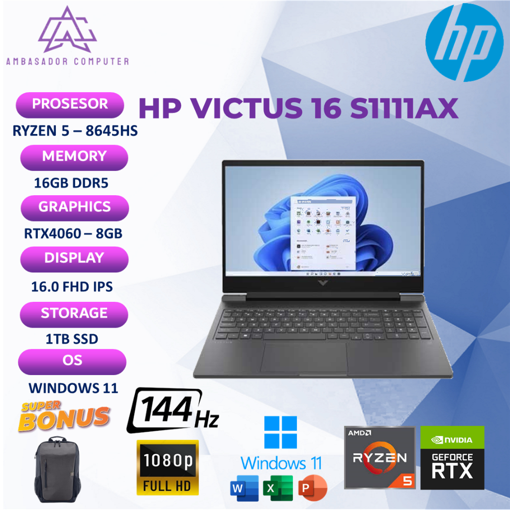 HP Victus 16 S1111AX