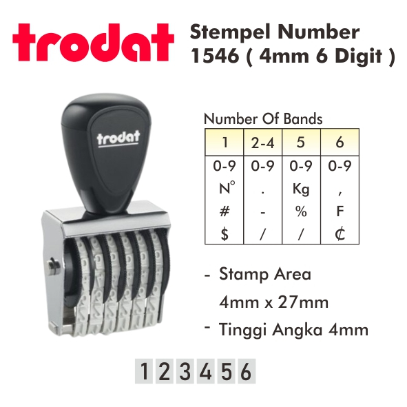 

Stempel Angka 4mm 6 Digit/1546