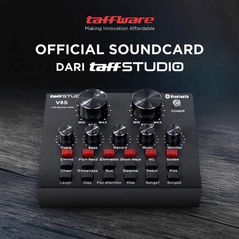 Aneka Soundcard V8 support bluetooth V8 plus, V8S centechia , V8 taffstudio , V8 Pro , X7, X50 , V80