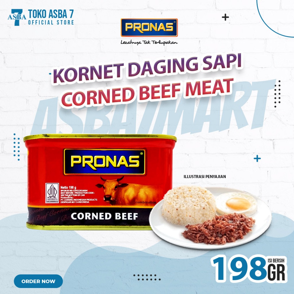 

PRONAS CORNED BEEF 198G