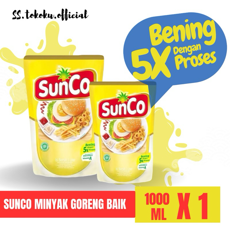 

SUNCO MINYAK GORENG BAIK REFILL 1/2L