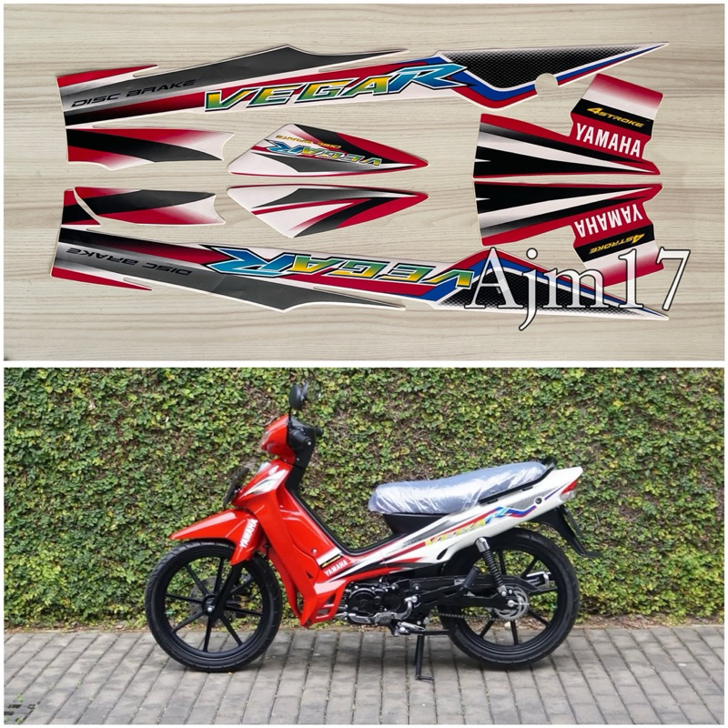 

STIKER STRIPING MOTOR VEGA 2004 MERAH PITIH