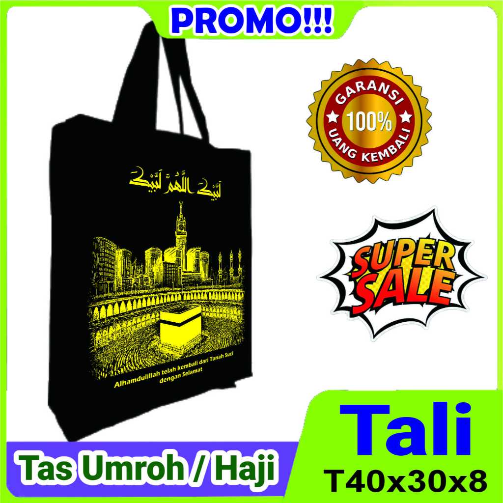 

Tas Umroh Haji T40x30x8 (Lipat Samping) Per 12 PCS