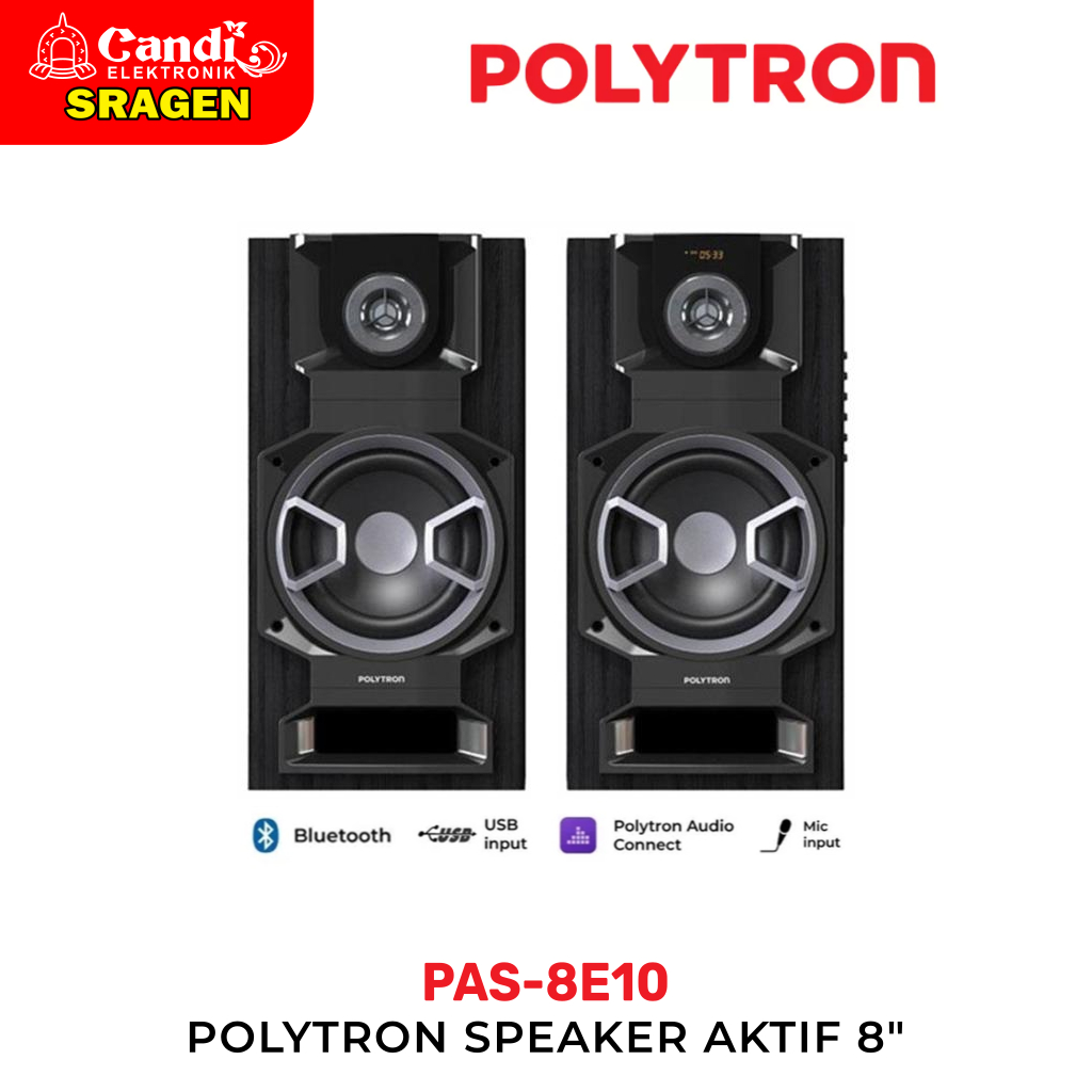 POLYTRON Speaker aktif 8 Inch PAS-8E10