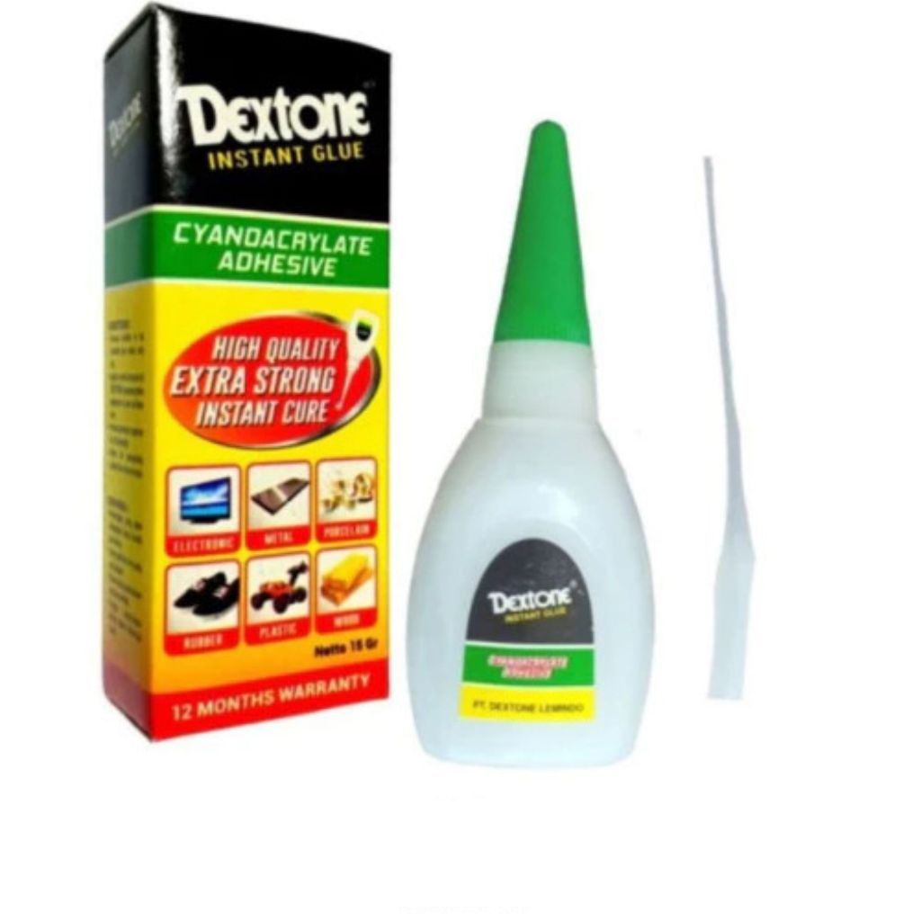 

DEXTONE LEM INSTANT GLUE / LEM KOREA SERBAGUNA / LEM TETES 15Gr