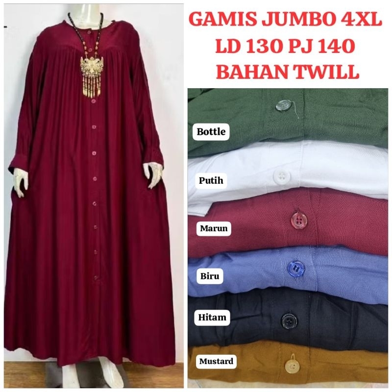 GAMIS JUMBO "4XL"TWILL PREMIUM/LD 130-140