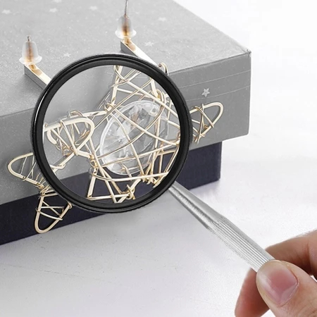 

Kaca Pembesar 35x AB77 / Lup Lensa Magnifier Handheld / Membaca Perhiasan Komponen / Loupe