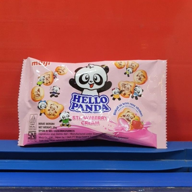 

Meiji Hello Panda Biskuit isi Krim 25gr