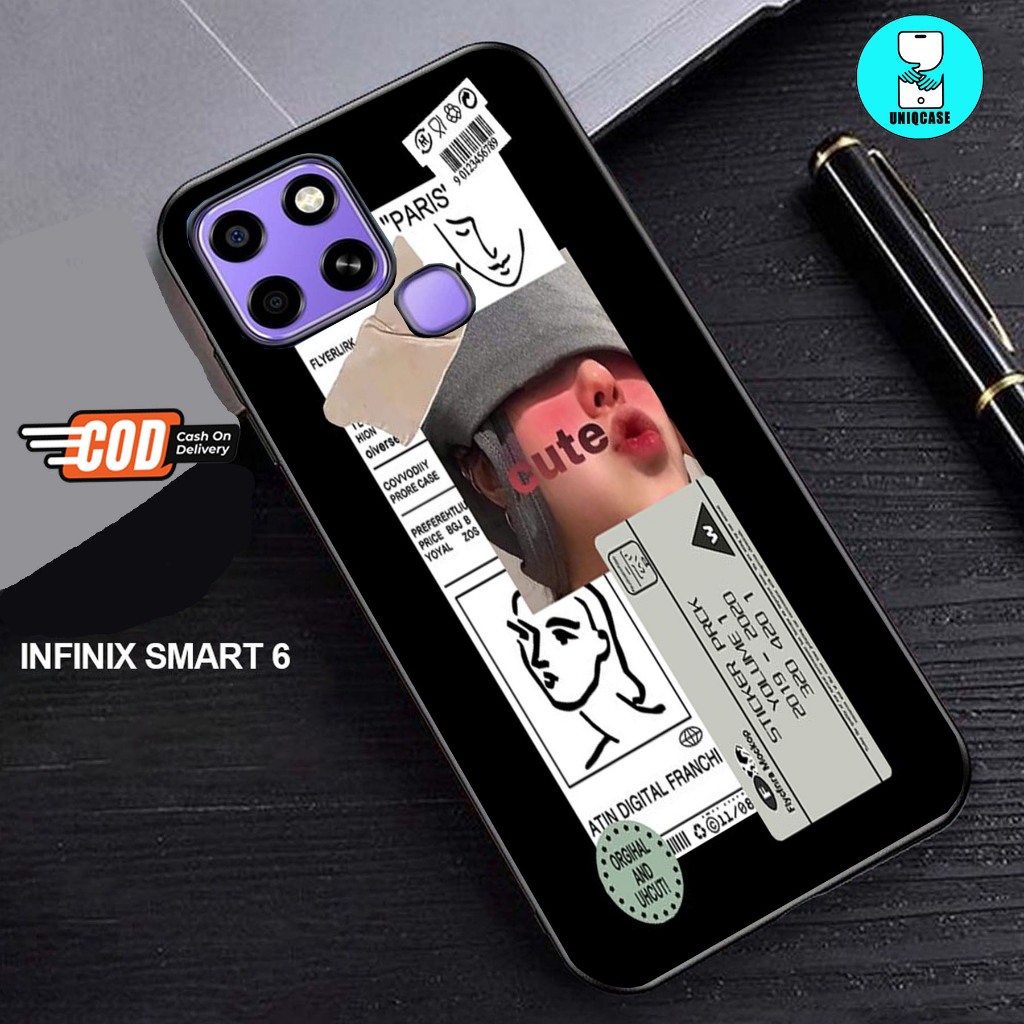 CASE GLOSSY INFINIX SMART 6 dan ALL TYPE SMARTPHONE & ANDROID Bisa request tipe Cassing Hp - Case Te