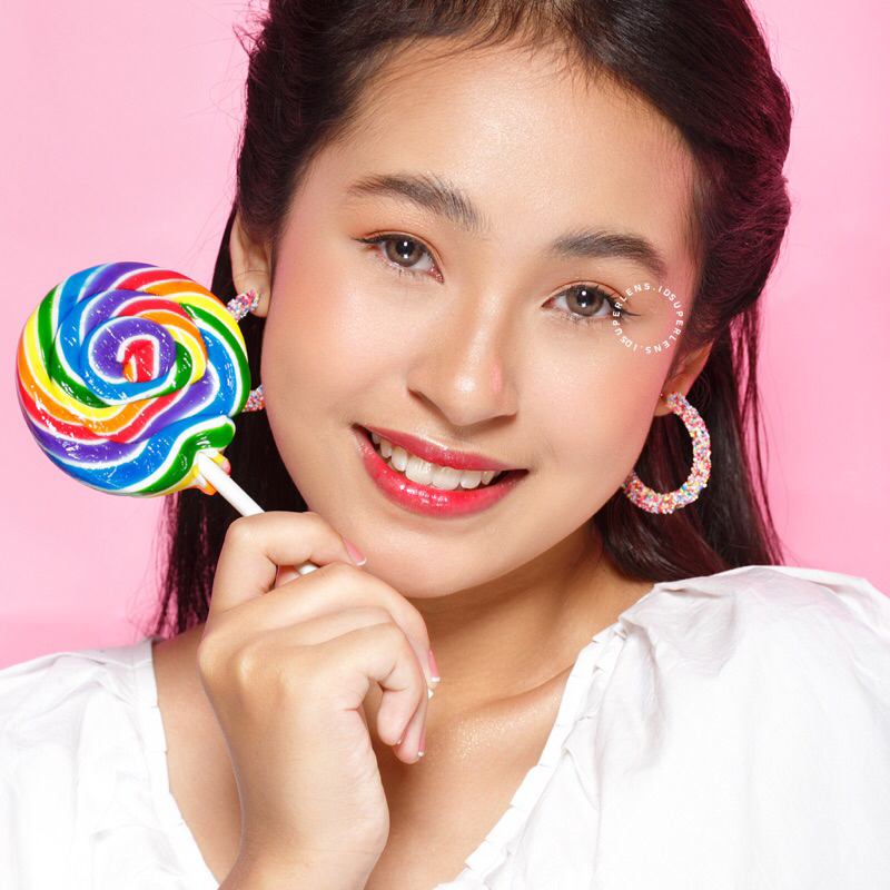 Softlens / Contact lens / Kontak Lensa I-Dol Desire / Amber Normal - Minus
