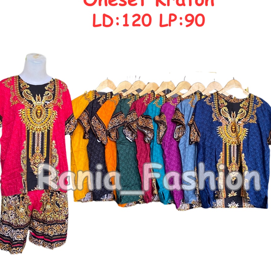 Murah Daster Rania Fashion motif SETELAN ONESET KRATON