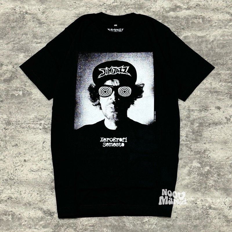 NOOV MUSIC Tshirt Baju Kaos Jimi Jazz - Xerografi Semesta Tshirt - Black | Official Merchandise