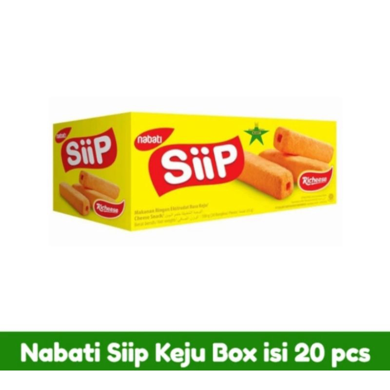 

NABATI SIIP RASA KEJU BOX 20 PCS