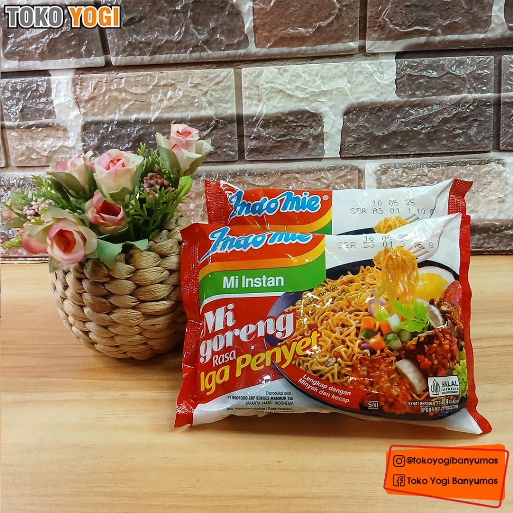 

INDOMIE MI INSTAN GORENG RASA IGA PENYET 80g