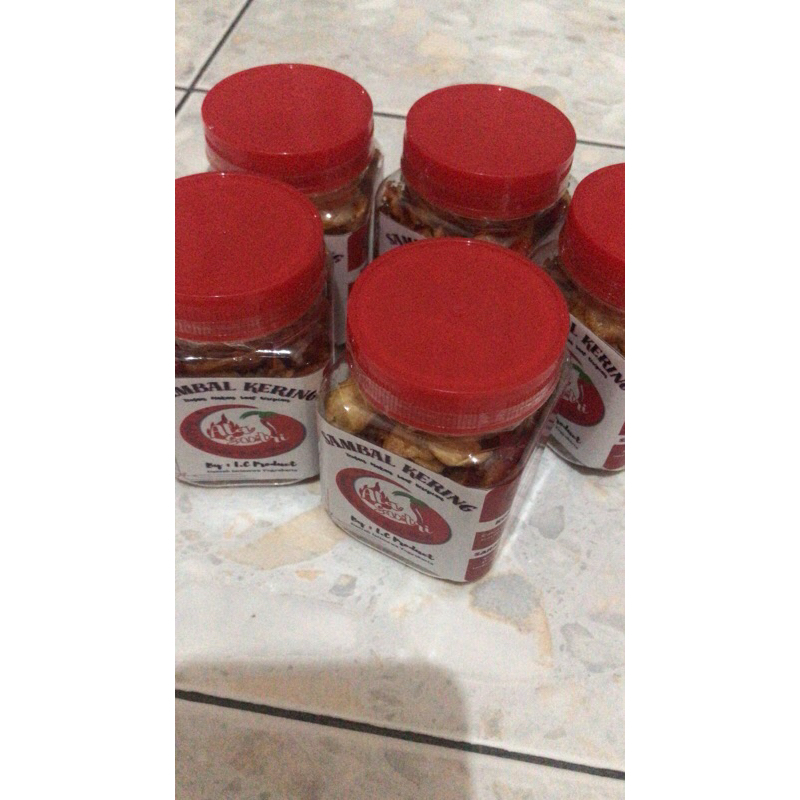 

sambal kering kemasan botol