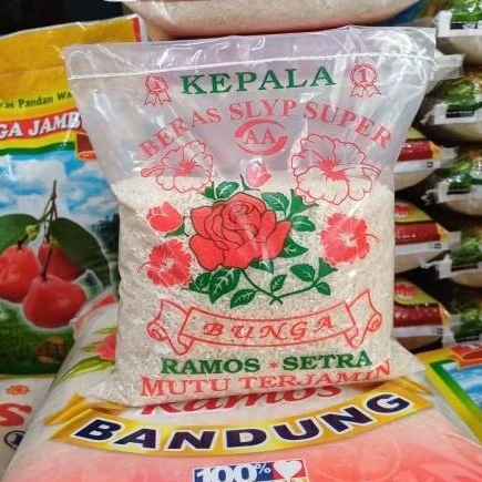 

beras cap bunga 2kg berkualitas