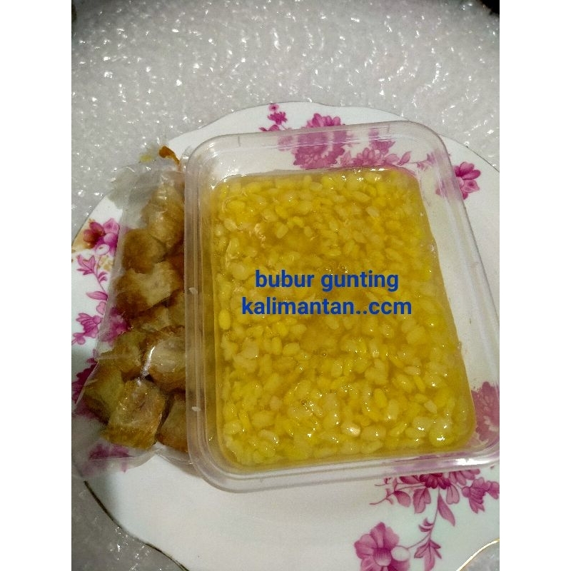 

bubur/lek tau suan/bubur gunting kalimantan