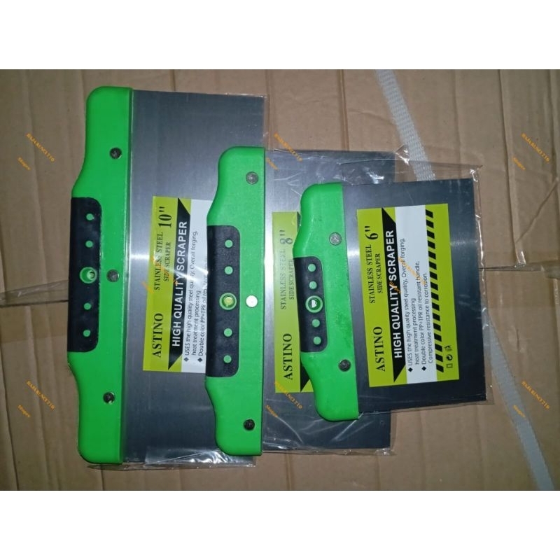 Kape Plat Gypsum Gagang Fiber / Kape Dempul / Skrap Gipsum / Alat Dempul Gagang Fiber 6" 8" 10"