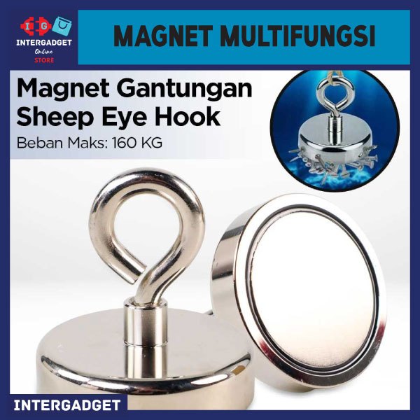 Magnet Gantungan Neodymium  Hook Strong Neodymium