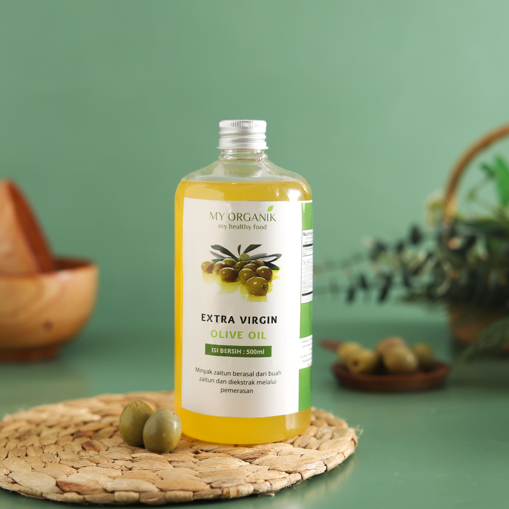 

My Organik Minyak Zaitun Extra Virgin Olive Oil Organic Premium Murni Asli 100% EVOO Kesehatan