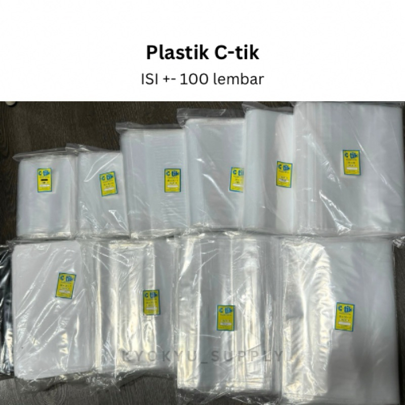 

Plastik Klip (isi 100 pcs) Bening Putih Hitam / Packing Baju Plong Pond Jinjing Kaos Seal / Plastik Zip Lock Cetik / Plastik Klip Pon Ctik