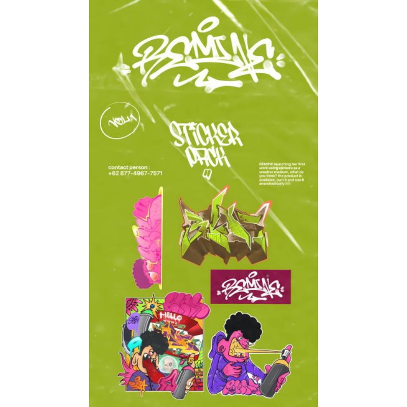 

Sticker Pack " remine" vol 1