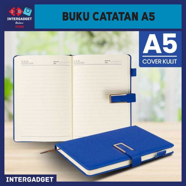 

Buku Catatan Kerja Cover Kulit Kertas A5