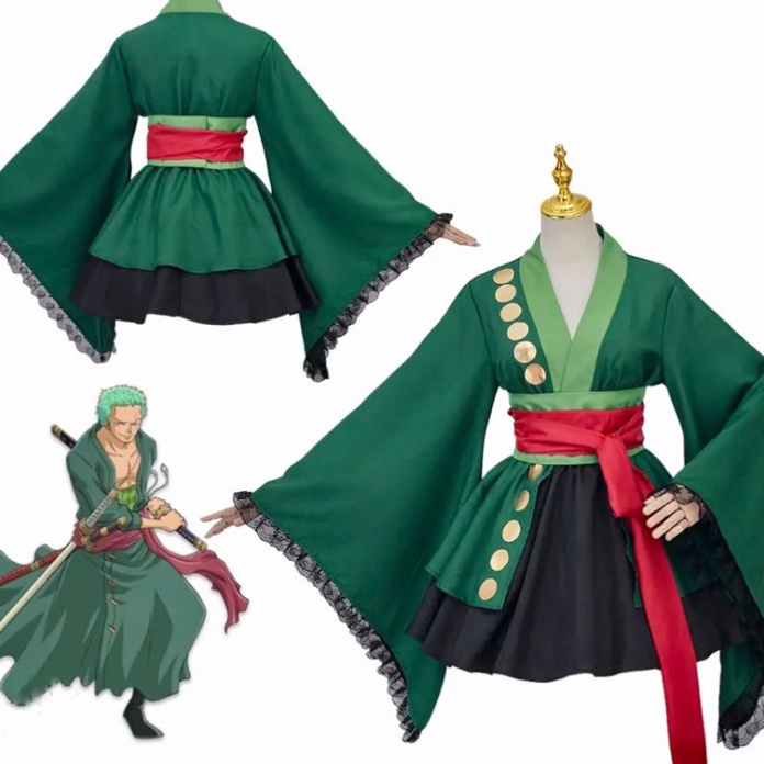 KP8 Roronoa Zoro female Costum cosplay